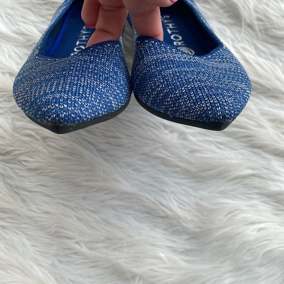Rothy’s | The Point Flats in Indigo Heather - Picture 7 of 14